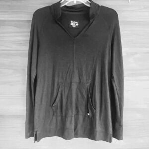 Lilly Pulitzer Cassi Popover Onyx Sz S Used MSRP Comfy Baggy Casual No Neck Tie